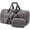 Graphite Grey, variant on Canvas Travel Duffel Bag for Men, Weekend Overnight Bag with Shoe Compartment and Toiletry Bag, Carry-On for Airplanes, Black