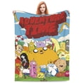 thumbnail image 2 of Adventure Time Jake The Dog Throw Blanket Soft Cozy Warm College Printing Oversized Lightweight Home Decoration All Seasons For Sofa Bed Couch Bedroom, 2 of 8