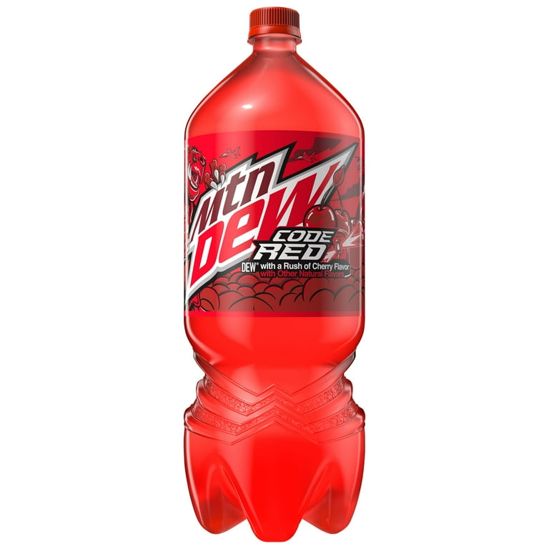Mountain Dew Code Red Cherry Citrus Soda Pop, 2 Liter Bottle