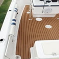 thumbnail image 3 of 3x EVA Foam Faux Boat Teck Deck Sheet Pad Yacht Brown Strip, Autoadhesivo Y Antideslizante, 2400 X 58 X 6 Mm Cola Tira de borde de cubierta de teca para barcos, 3 of 8