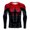 Red Black, variant on Men's Superhero Compression Long Sleeve Shirt 3D Printed Workout Athletic Rash Guard Top for Gym Running Cycling 049,XL