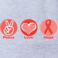 thumbnail image 2 of CafePress - Peace Red Hope - Cute Infant Baby Football Bodysuit, 2 of 3