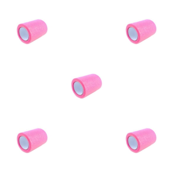 Yuarrent Rollo de tul Glitter Tulles Sparkly Hollow-out Rainbow Rolls Suministros de boda Decoraciones para vestidos Fiesta de disfraces Rosa Type2 NO2