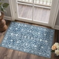 thumbnail image 3 of KUETH 2X3 Vintage Area Rugs Machine Washable Rugs for Living Room, Non Slip Flat Pile Rug with Rubber Backing, Boho Rug for Entryway Bedroom Dining Room Home Office, 3 of 12