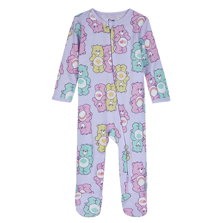 Care Bears Baby Two-Way Zip Footed Pajamas photo 1
