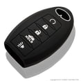 thumbnail image 2 of Dobrev 5 Buttons Silicone Case Protector Key Fob Cover Smart Car Remote Holder for Infiniti JX35 2014 2015 2016 QX60 QX80 2017 Q50, 2 of 5