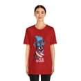 thumbnail image 3 of Happy July 4th Patriotic Dog USA Unisex Jersey Short Sleeve Tee, 3 of 12