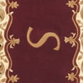 thumbnail image 4 of SAFAVIEH Naples Victoria Floral Wool Area Rug, Maroon/Beige, 3' x 5', 4 of 5