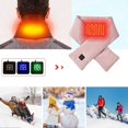 thumbnail image 4 of Grid Printed Heating Scarf Winter Warm Scarf Heating Scarf Three Gear Regulation USB Heater Heating Neck Brace Heating Pads, 4 of 4
