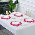 thumbnail image 7 of SKYSONIC Valentine's Day Love Heart Round Placemats for Dining Table Non-Slip Heat-Resistant Polyester Table Mats Set of 1 Washable Table Mats for Kitchen Dining Table Decoration, 7 of 7