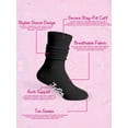 thumbnail image 2 of Justice Slouch Boot Socks for Girls, Warm Cozy Socks for Daily Wear, 4 pk White Multi Color, 2 of 7