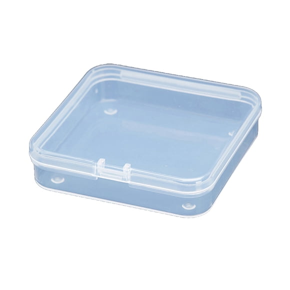 Wosthever Cajas transparentes Organizador de maquillaje transparente Joyero Contenedores con tapas Almacenamiento y organización del hogar