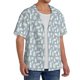 thumbnail image 2 of Balery Polar Bears And Snowy Winter Camisa Casual de Manga Corta con Botones para Hombre, Texturizada, Estilo Cubano, para Playa, Verano-XX-Large, 2 of 5