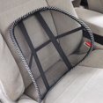 thumbnail image 3 of Cojín de malla ventilado para respaldo lumbar de silla de oficina y asiento de automóvil, cojín de malla negra para el conductor del automóvil, 3 of 5