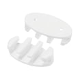 thumbnail image 3 of 3.46" Nylon Zig Zag Cleat Rope Tie Kayak Cleat for Marine Boat Deck, White, 3 of 6