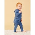 thumbnail image 4 of Little Star 100% Organic Cotton 2-Piece Baby Boy Hoodie & Pant Set, 4 of 13