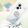 thumbnail image 3 of Funda para Xiaomi Redmi Note 13 Pro Plus 5G con Brillo Líquido Flotante, Purpurina, Parachoques y Anillo Giratorio Soporte, 3 of 5