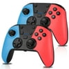 TSV Wireless Controller Gamepad Compatible with Nintendo Switch, Switch Lite and PC Games, Switch Bluetooth Controller Ergonomic Gaming Controller Joystick, Dual Shock, Gyro Axis Function