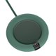 thumbnail image 1 of Calentador de tazas de café con leche y chocolate para todo tipo de tazas, 3 niveles de temperatura con pantalla LED y sensor de huellas dactilares, posavasos de agua caliente (verde), 1 of 5