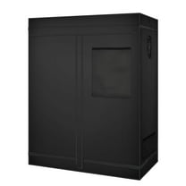UBesGoo 48"x24"x60" 100% Reflective Mylar Hydroponics Grow Tent,Indoor