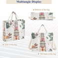 thumbnail image 6 of FORMRS Womens Corduroy Tote Bag Crossbody Shoulder Handbag with Pocket, Holiday Train, 6 of 7