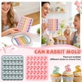 thumbnail image 2 of 30-Cavity Bunny Silicone Baking Mold – Food-Grade, Heat-Resistant, Easy Release for Chocolate, Jello & Desserts, 2 of 6