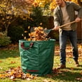 thumbnail image 2 of Heavy Duty Reusable Garden Bags 132 Gallon Pp Yard Waste Sacks with Handles, Foldable Outdoor Debris Bags for Leaves & Clippings, Garden Garbage Bag *1, 2 of 6
