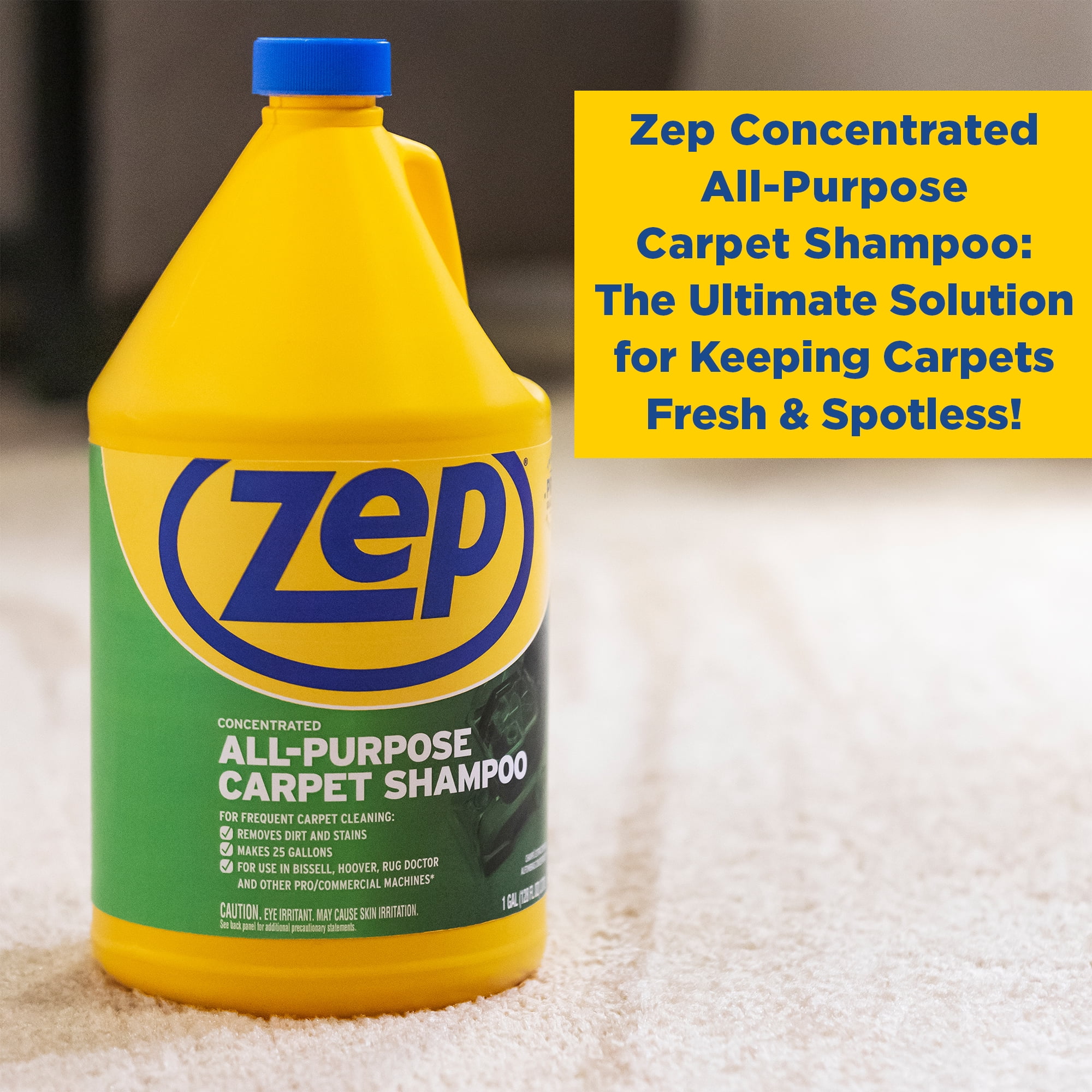 Zep Professional Formula Carpet Cleanser - 1 Gallon (2 Case) All
