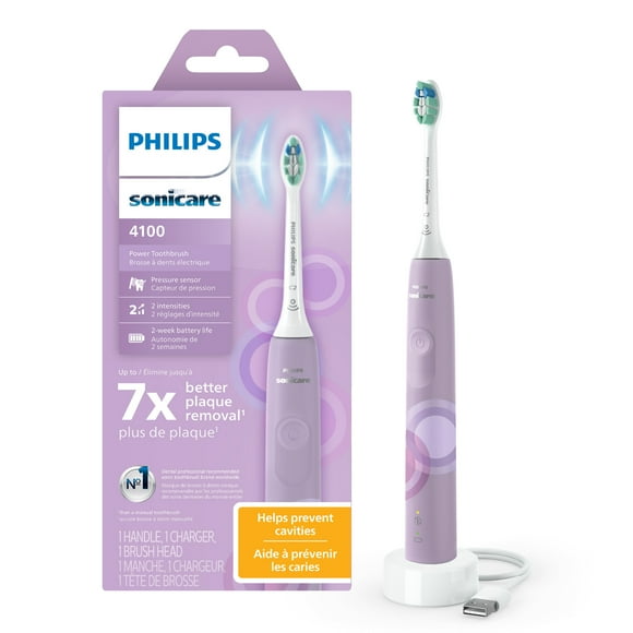 Philips Sonicare 4100 Rechargeable Toothbrush, Prismatic Lush Lilac, HX3689