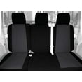 thumbnail image 2 of CalTrend Rear 60/40 Split Bench Faux Leather Seat Covers for 2005-2010 Chrysler Town & Country - CR145-03LB Charcoal Insert with Black Trim, 2 of 3