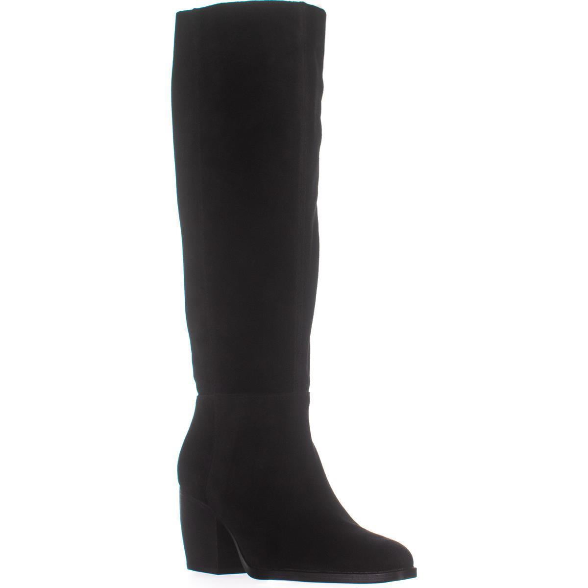 Womens naturalizer Fae Knee High Boots, Black Suede, 10.5 US - Walmart.com