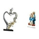 thumbnail image 5 of Estatua de pareja,Figura de pareja besándose,regalo de boda moderno,Letrero de mesa,Decoración de escritorio acrílica Rincón festivo Decoración del hogar,Decoración de fiesta Adorno de, 5 of 8