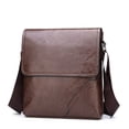 thumbnail image 2 of Bolso bandolera de piel para hombre, bandolera de negocios, 2 of 2