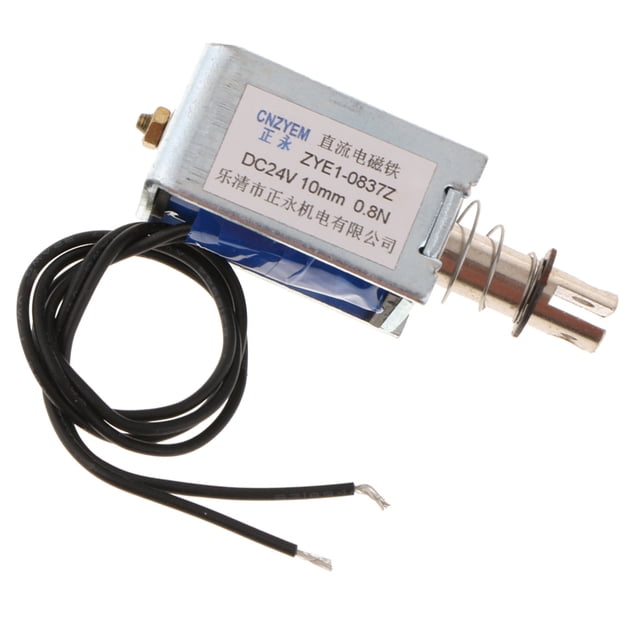 Con Solenoide De Empuje De Automáticamente 24 V Sunnimix Electroimán Solenoide DC