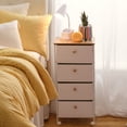 thumbnail image 2 of Dormify 4 Drawer Storage Cart on Wheels in Paige White, Bedroom, Bathroom, Kid's Room, Dorm & Gift, 2 of 3
