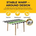 thumbnail image 4 of St. Patrick's Day Table Cloths for 6 Foot Rectangle Tables, Green Shamrock Grasses Black White Plaid Patio Waterproof Elastic Fitted Tablecloths, Washable Rectangular Table Cover for Camping, 4 of 8