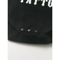 thumbnail image 4 of Baby Boy Clothes Long Sleeve Letter Romper + Skeleton Style Pants + Hat Halloween Outfits Set Black 0-3 Months, 4 of 6