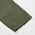 thumbnail image 7 of Dagegui Mens Kaftan Thobe Robes Mock Neck Buttons Henley Shirts Cotton Linen Long Sleeve Gown Army Green L, 7 of 7