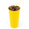 thumbnail image 5 of Plastic Cups 28 Ounce Tumbler (Pack of 6) Yellow, 5 of 9