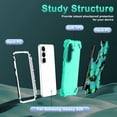 thumbnail image 6 of CASEFIV for Phone Case for Samsung Galaxy S26,Glow in The Dark,Shockproof Protection Hard PC Soft Flexible TPU Bumper Drop Protective Protective Phone Cover Case for Galaxy S26,Green Butterfly, 6 of 7