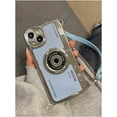 thumbnail image 3 of Case Compatible with iPhone 15 Plus,Cute 3D Vintage Camera Phone Case with Hand Strap Unique Cool Silicone TPU Case Shockproof Protective Case Women Girls for iPhone 15 Plus, 3 of 14