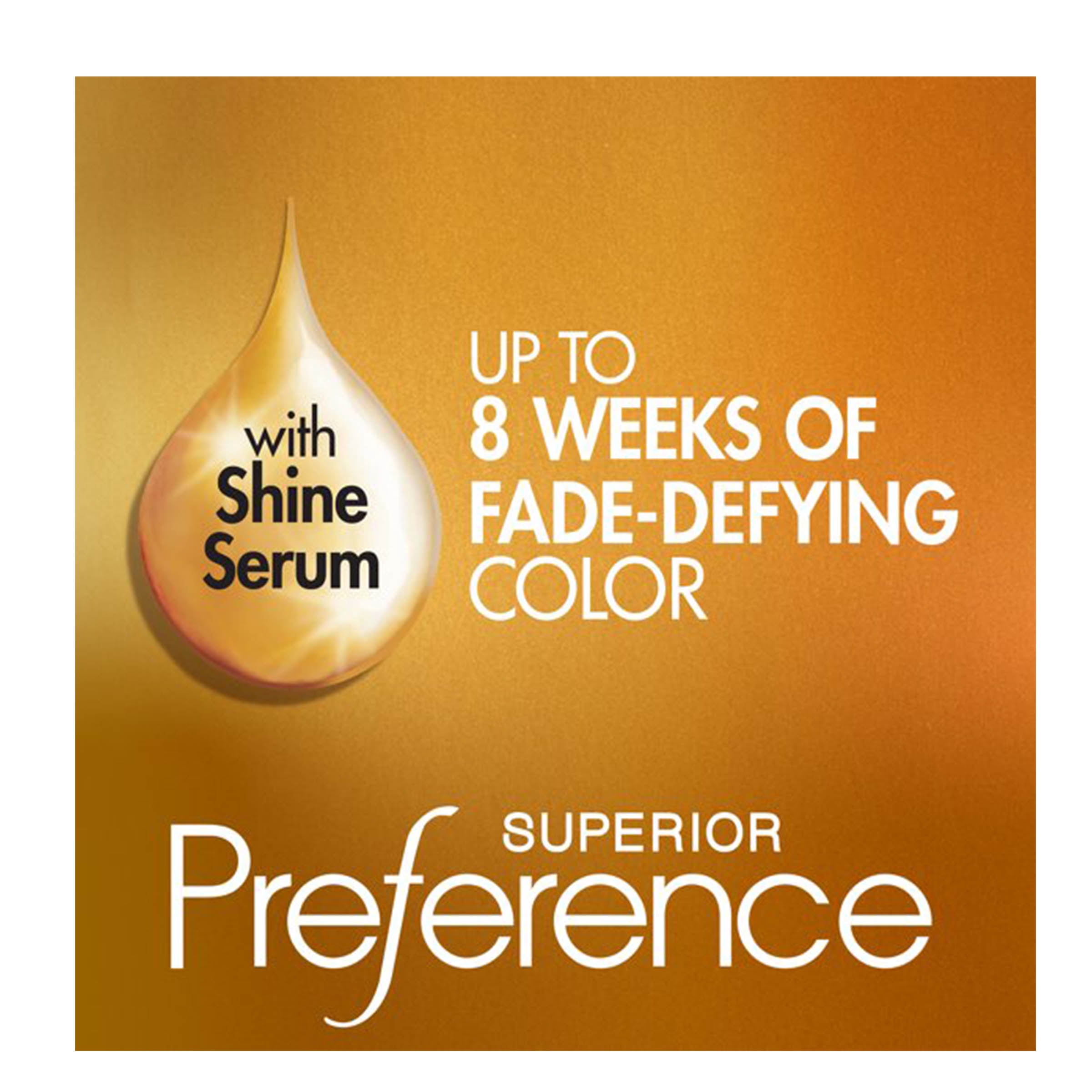 L'Oreal Paris Superior Preference Permanent Hair Color, 6 Light Brown (Pack of 2)