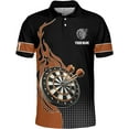 thumbnail image 5 of Personalized Dart Shirts Men Women 3D Polo Custom Name Team Jersey Funny Dartboard Shirt S-5XL Gifts (Teal, 3XL), 5 of 8