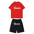 thumbnail image 1 of WILLBEST Conjunto de Dos Piezas de Camiseta y Pantalón Corto de Manga Corta para Hombre (Camiseta y Pantalón Corto, 2039), 1 of 3