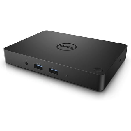 Dell WD15 Monitor Dock 4K with 180W Adapter, USB-C, (450-AEUO, 7FJ4J, 4W2HW),Black,Dual Display