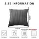 thumbnail image 2 of Juego de 2 piezas de funda de almohada decorativa y esponjosa para sofá, juego de almohada adecuado para cama, sala de estar, funda de almohada cuadrada de 18x18 pulgadas, 2 of 5