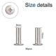 thumbnail image 2 of 30 Sets Chicago Binding Screws, 5mm x 15mm Nickel Plated Binding Screw Binding, Silver Tone, 2 of 4