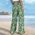 thumbnail image 4 of QATAINLAV Womens Wide Leg Palazzo Pants Boho Floral 2025 Summer Beach Pant Flowy Casual Lounge Trousers for Vacation Clothes Multicolor XL, 4 of 7