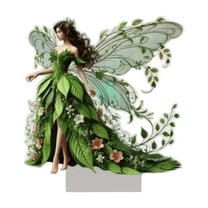 SPOORYYO Flat Acrylic Standee Decor, Fantasy Fairy Elf Goddess Themed Ornament for Home Office Desk Shelf Display