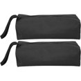 thumbnail image 1 of Bolsa de almacenamiento de herramientas Bolsa de almacenamiento de herramientas de mano Organizador de herramientas de mano con correa Bolsa de herramientas pequeña (negro) 25X8.5X7cm 2 piezas, 1 of 5